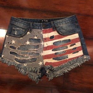 American flag shorts